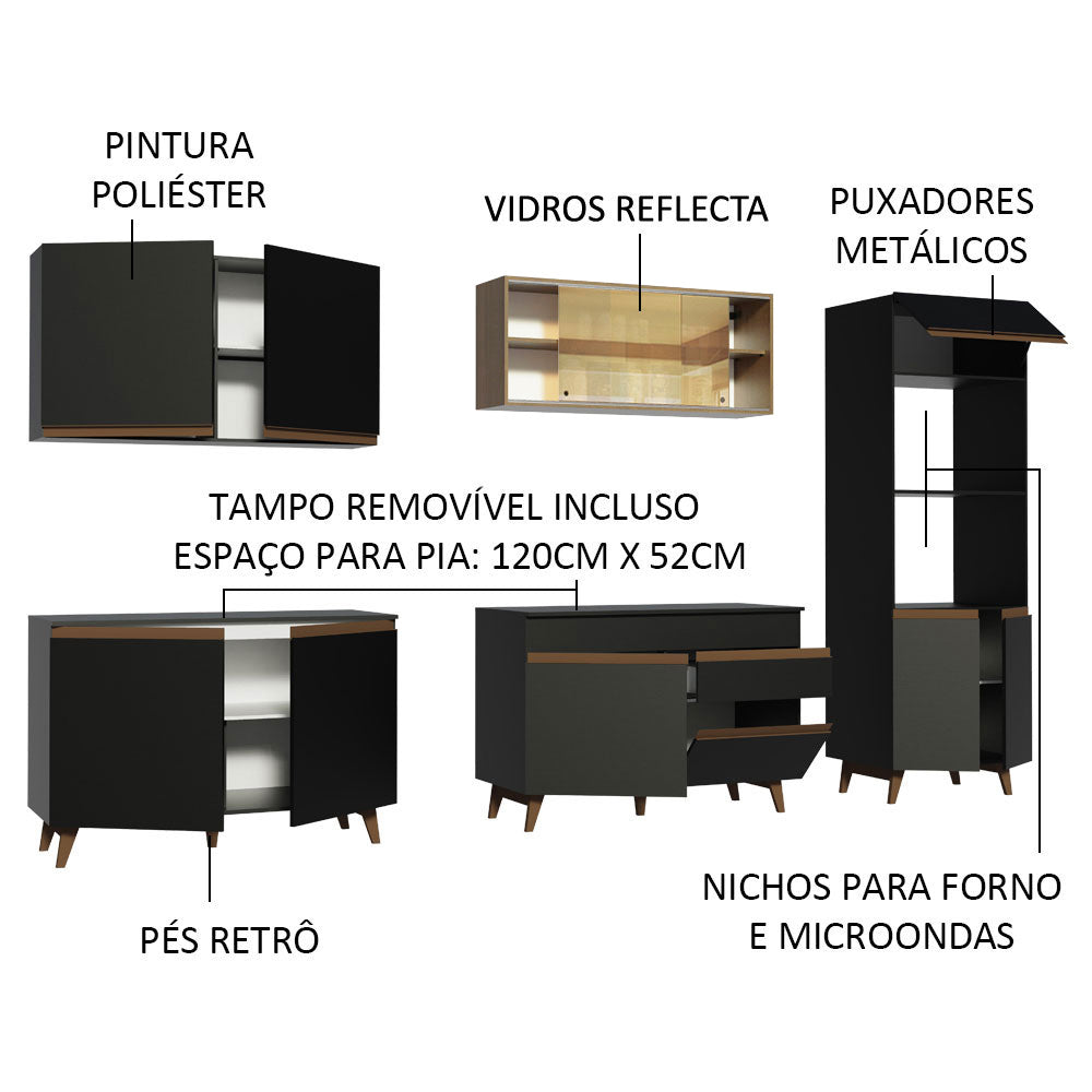 Cocina Integral Reims 3.10 m con Encimera 01