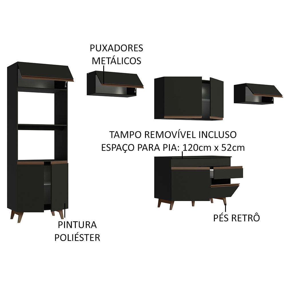Cocina Integral Reims 3.30 m con Encimera 01