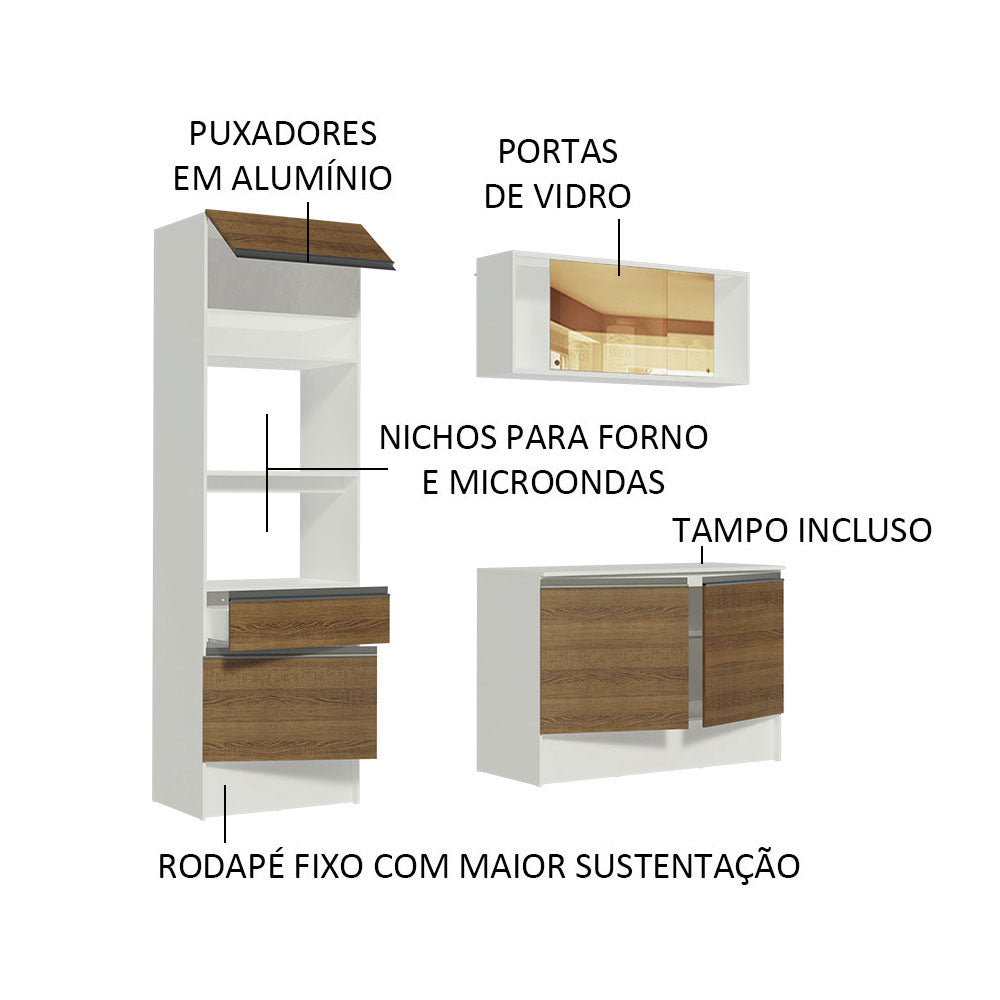 Cocina Integral Diamante Pop 1.80 m con Encimera
