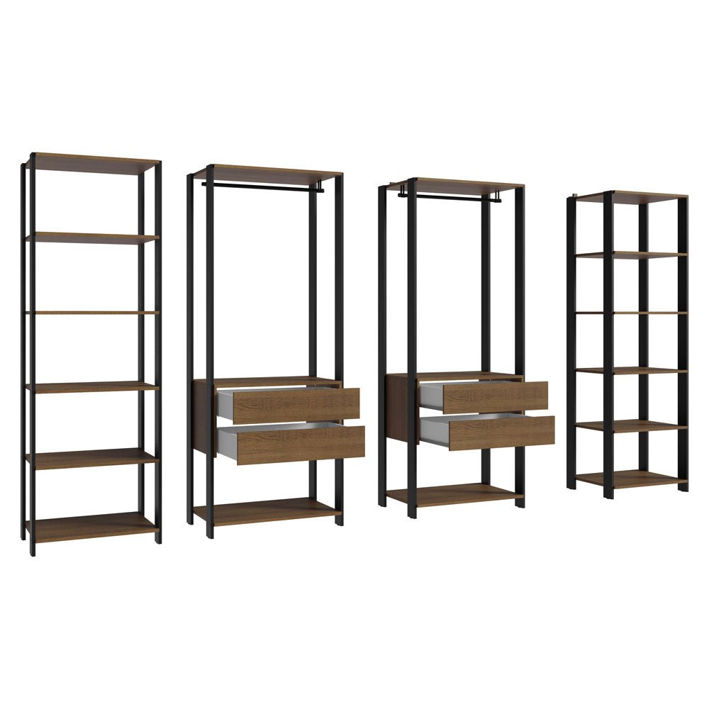 Closet Modulado Abierto Valencia 258 cm 01