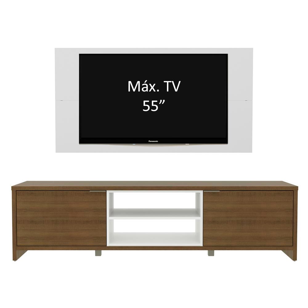 Centro de Entretenimiento para TV Metz Mesa y Panel Hasta 55 Pulgadas