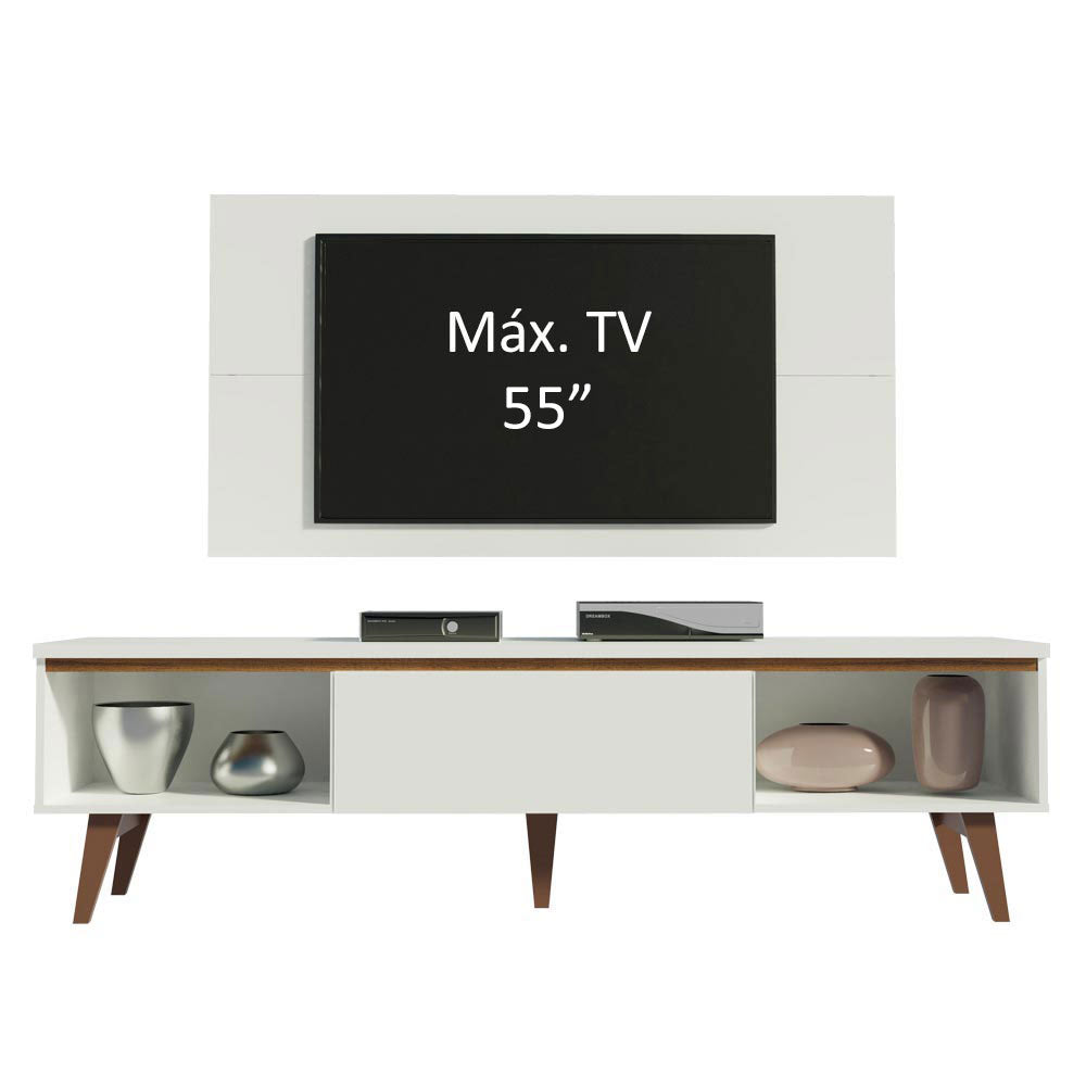 Centro de Entretenimiento para TV Reims Mesa y Panel Hasta 55 Pulgadas