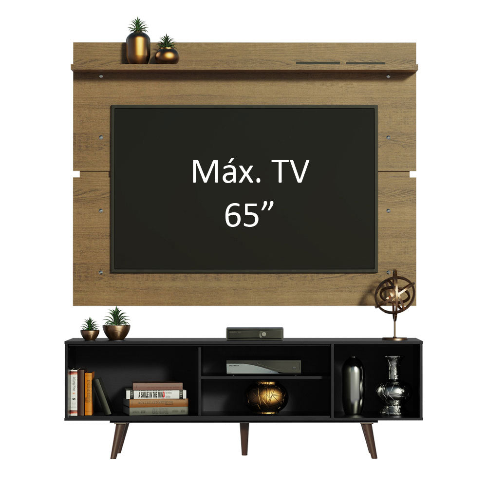 Centro de Entretenimiento para TV Dubai Mesa y Panel Hasta 65 Pulgadas