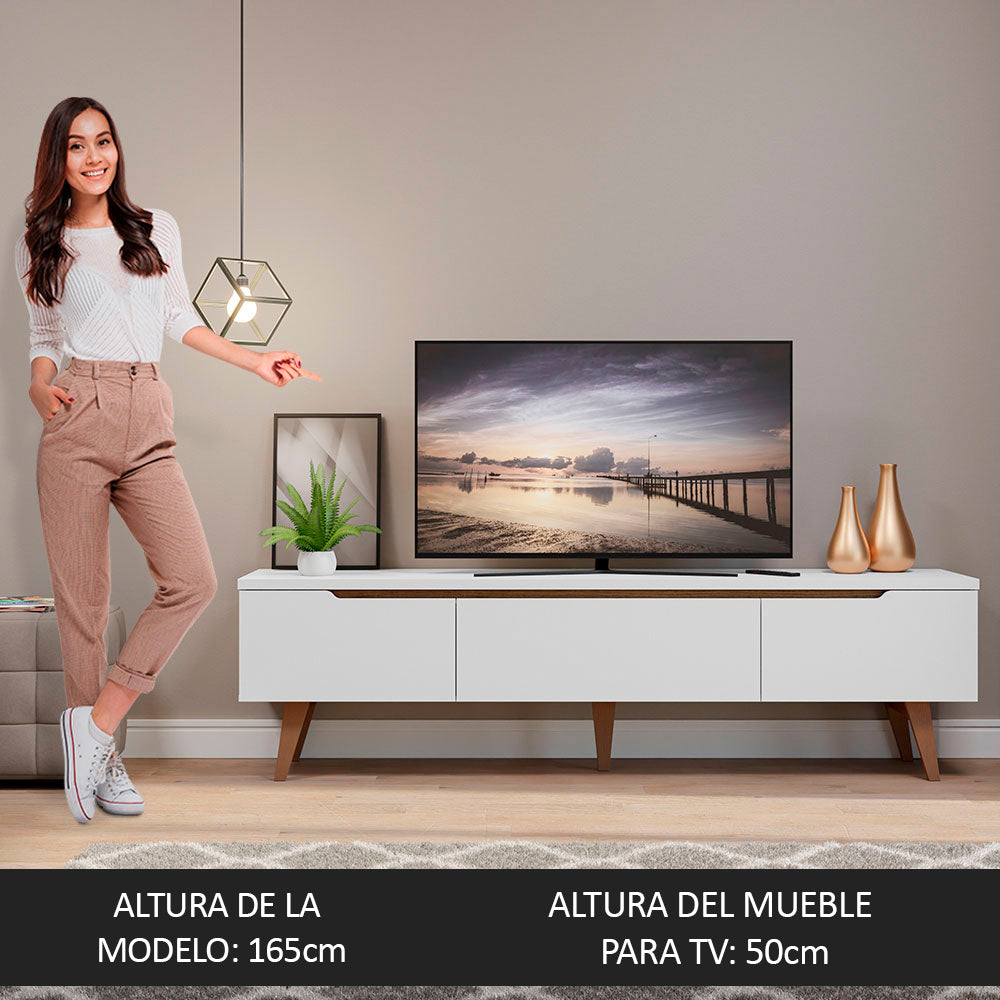 Centro de Entretenimiento Mesa para TV Reims Hasta 75 Pulgadas