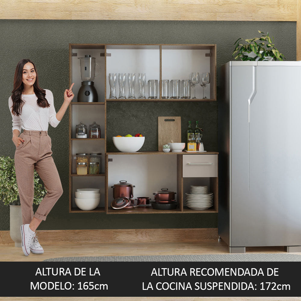 Cocina Compacta Elevada Easy 1.20 m con Encimera