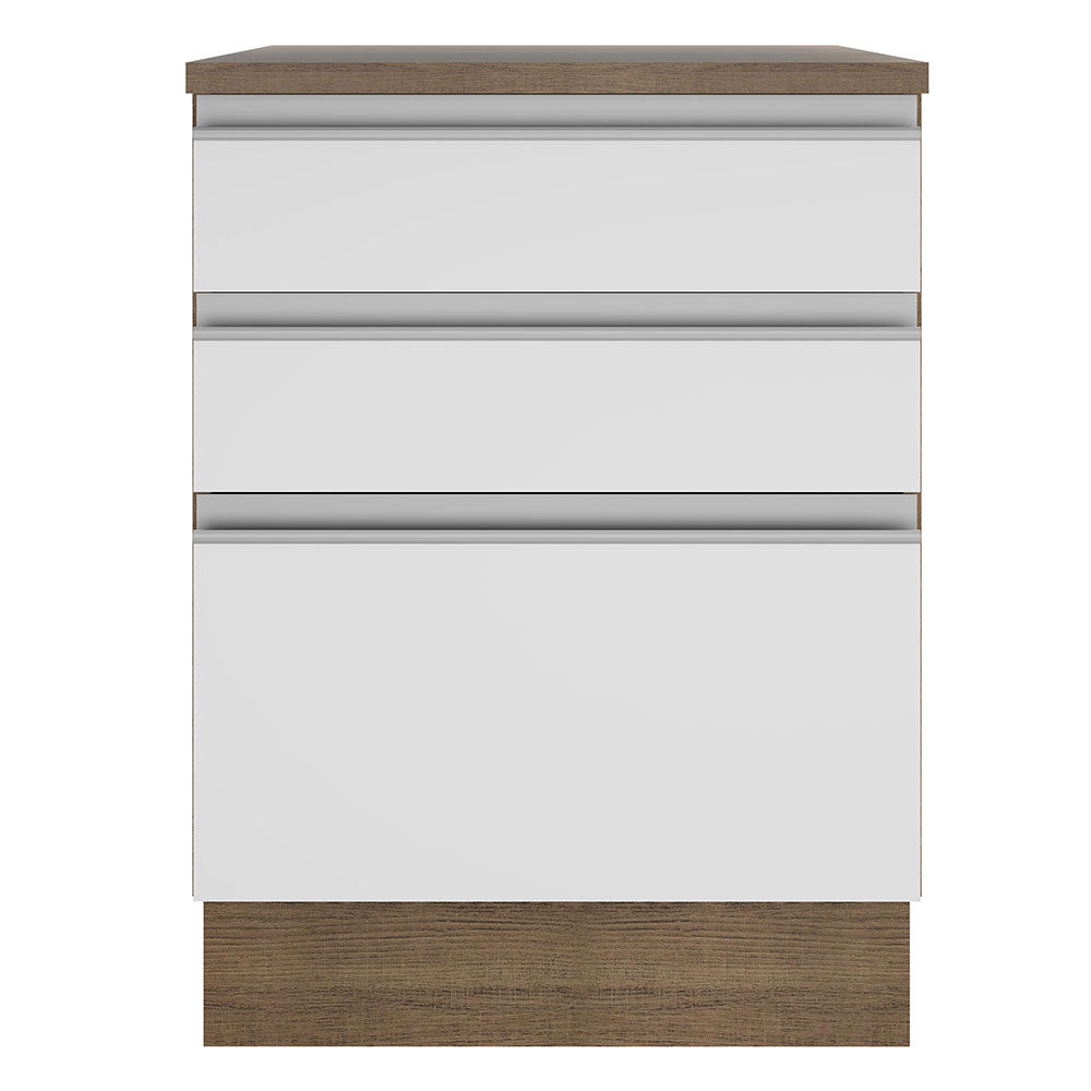 Mueble de Cocina Bajo Glamy 60 cm 3 Cajones