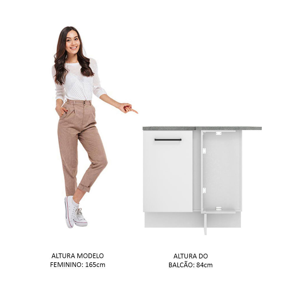 Mueble de Cocina Bajo de Esquina Agata 1 Puerta