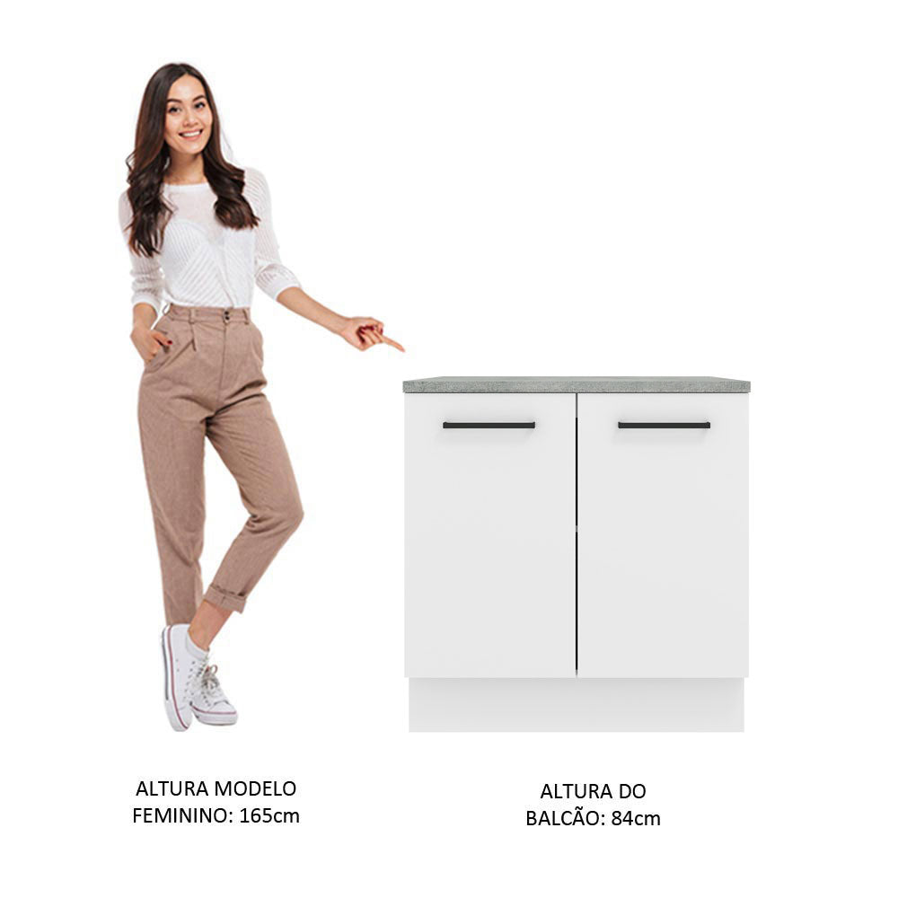 Mueble de Cocina Bajo Agata 80 cm 2 Puertas