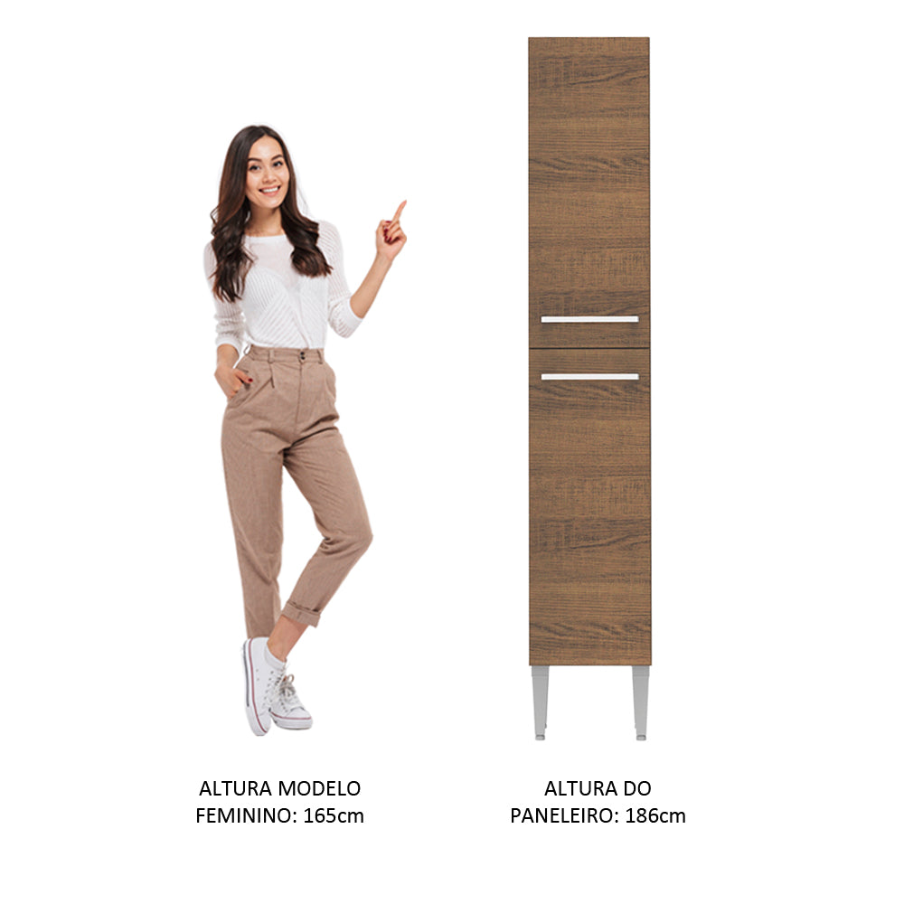 Mueble de Cocina Armario Vertical Emilly 2 Puertas