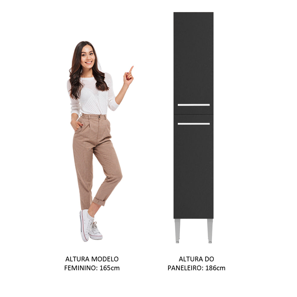 Mueble de Cocina Armario Vertical Emilly 2 Puertas