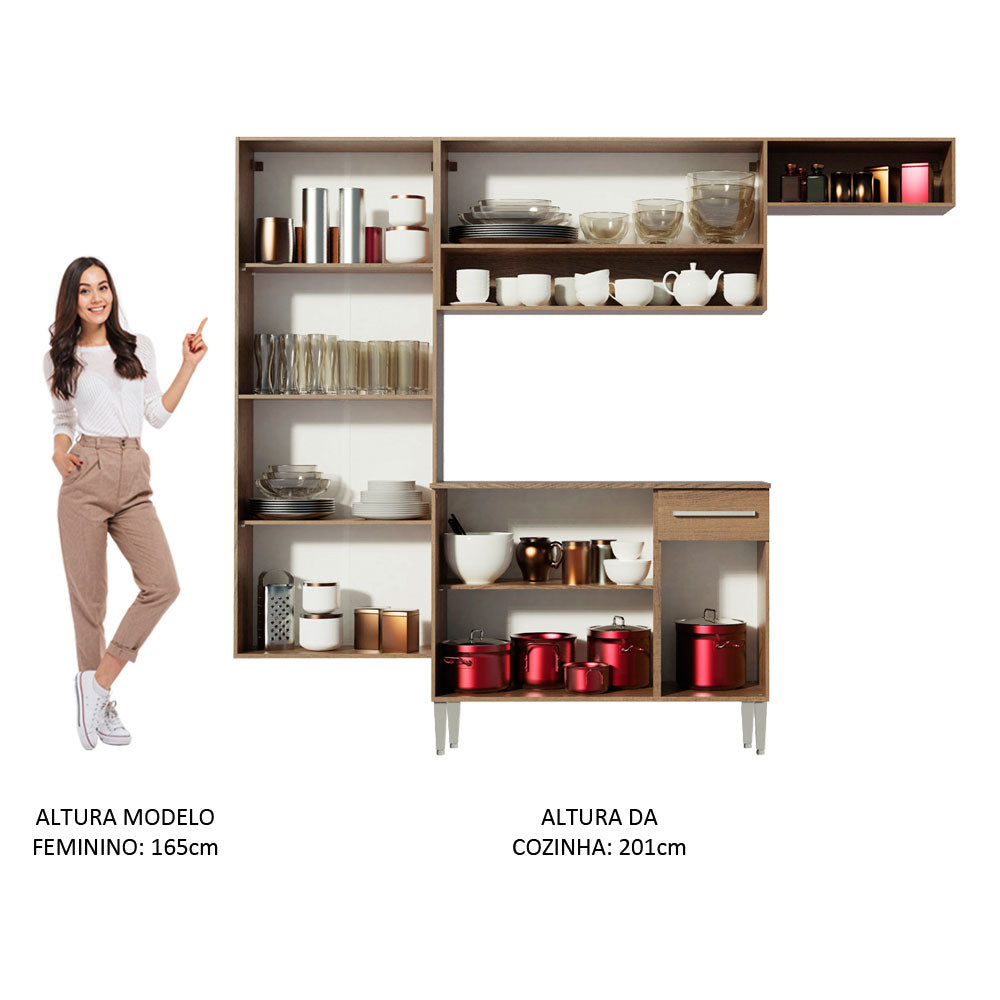 Cocina Integral Emilly Fit 2.30 Metros