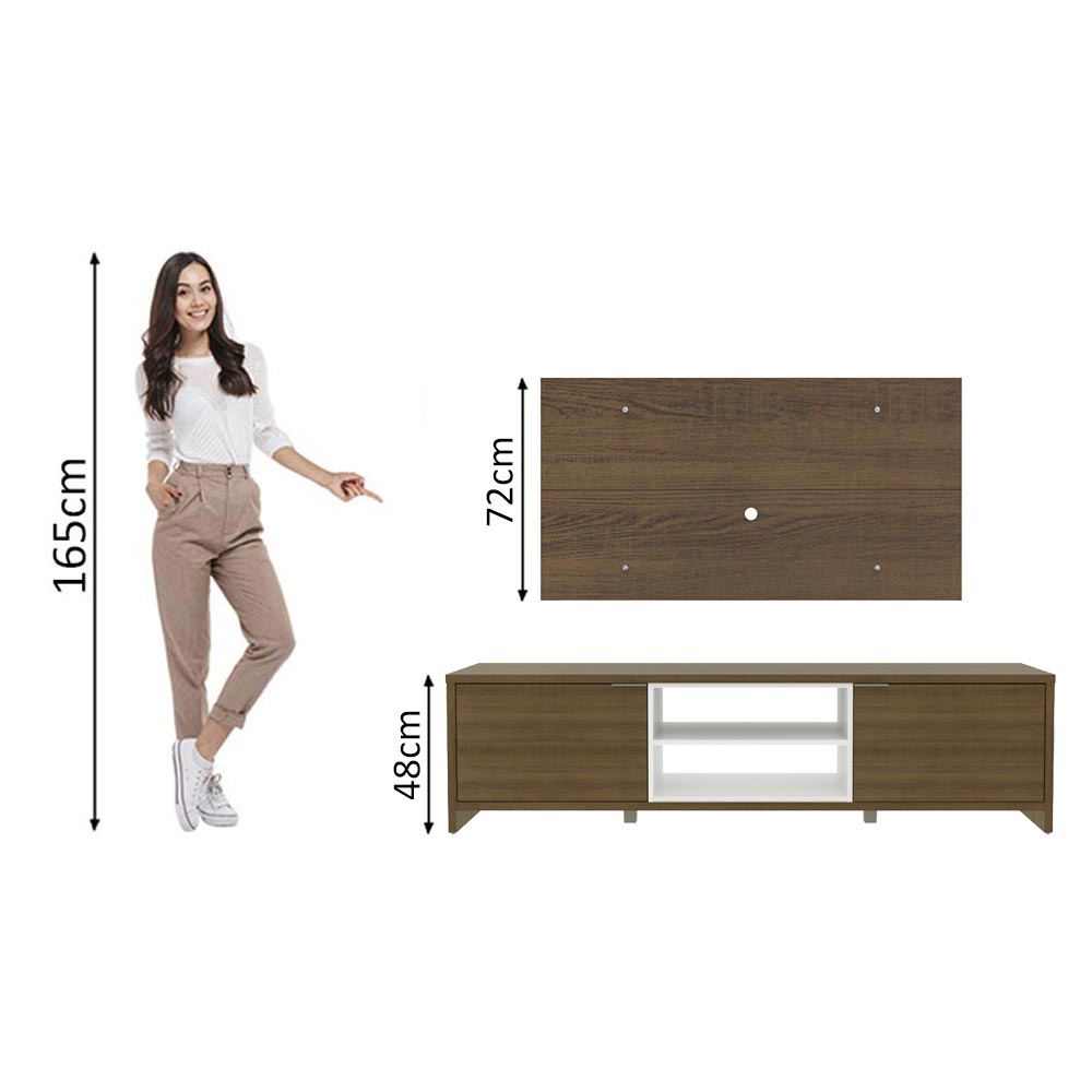 Centro de Entretenimiento para TV Metz Mesa y Panel Hasta 55 Pulgadas