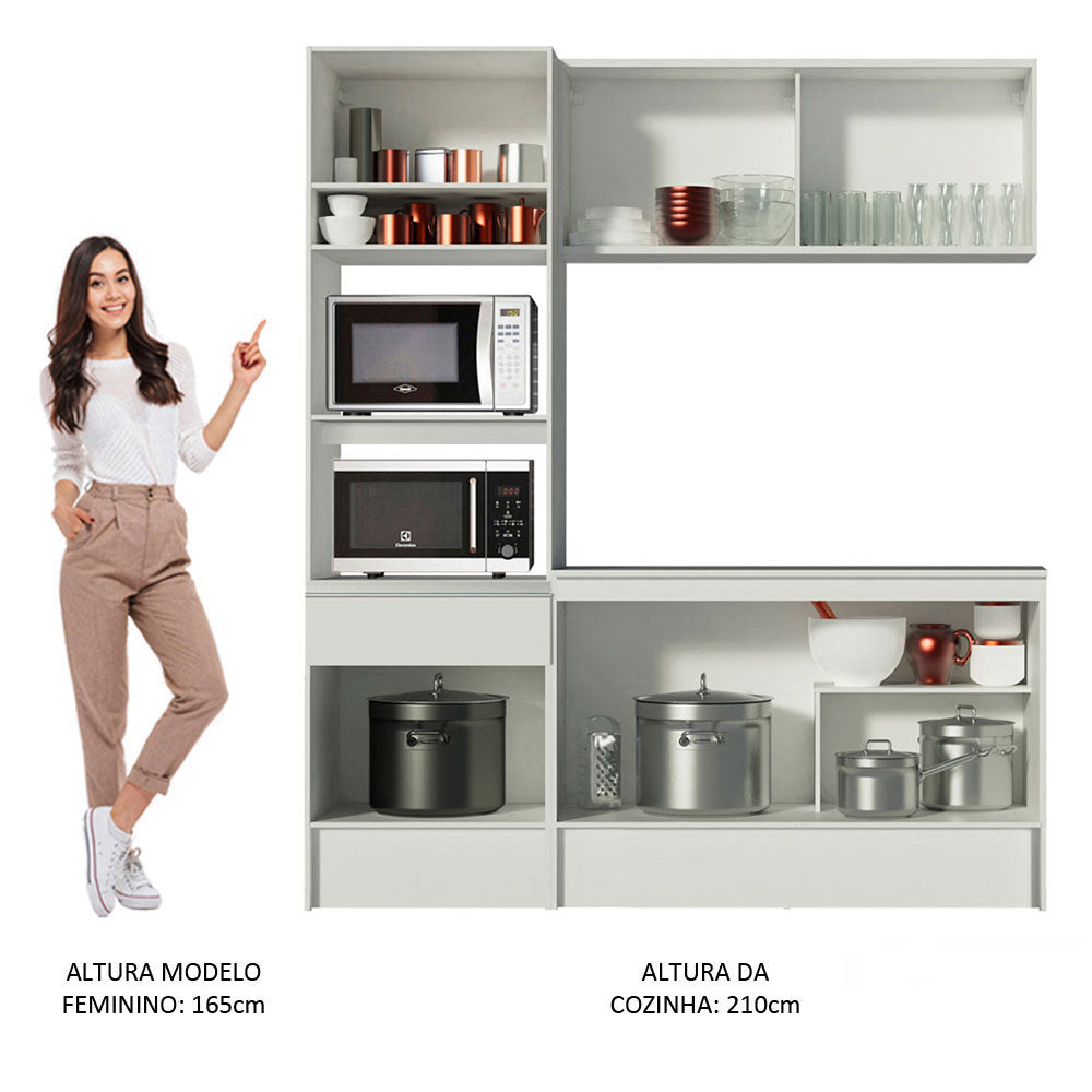 Cocina Integral Topazio 1.80 m con Encimera