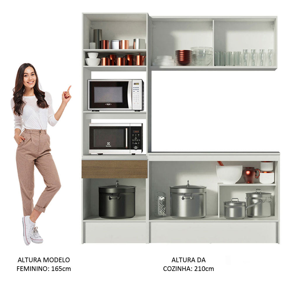 Cocina Integral Topazio 1.80 m con Encimera