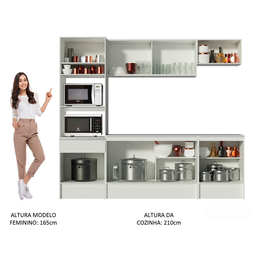 Cocina Integral Diamante 2.40 Metros con Encimera