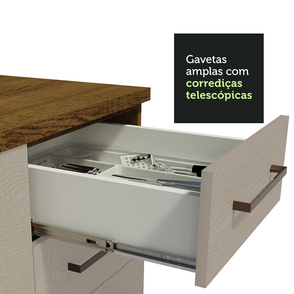 Mueble de Cocina Bajo Agata 40 cm 3 Cajones