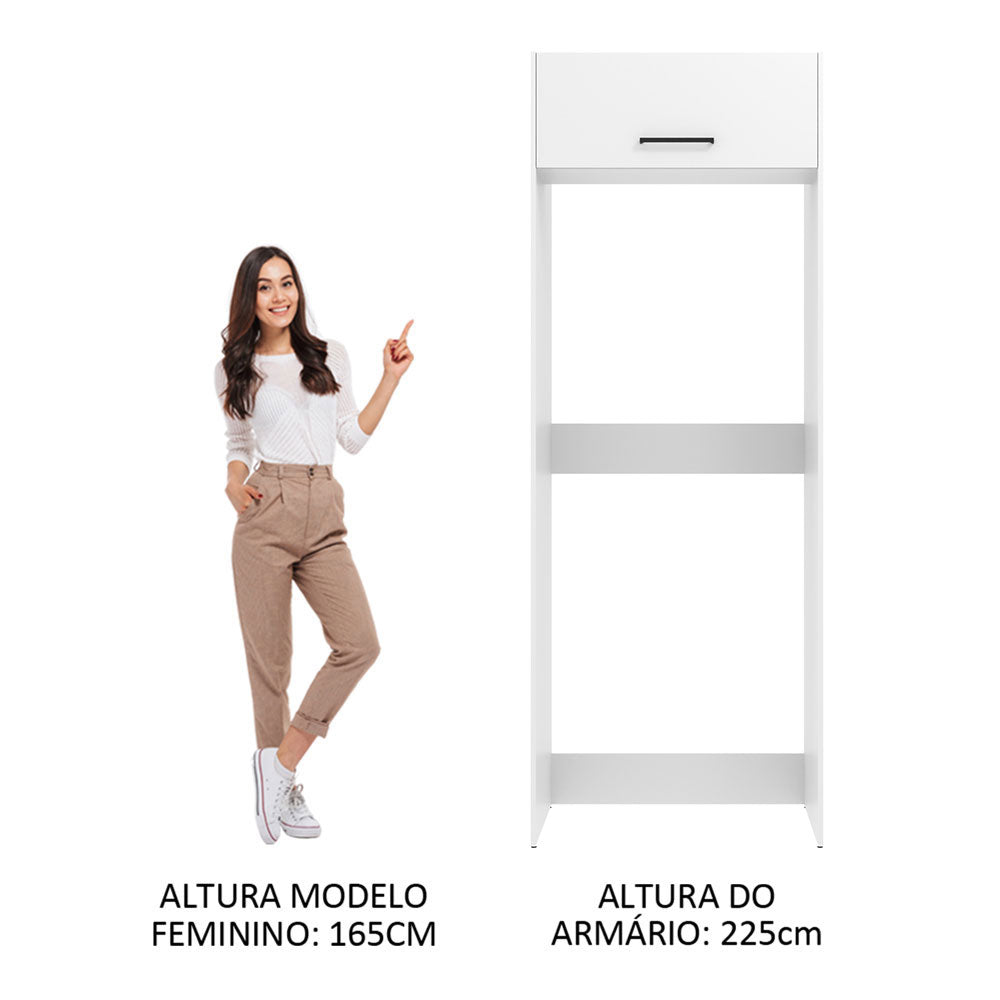 Mueble de Cocina para Nevera Agata 1 Puerta Abatible