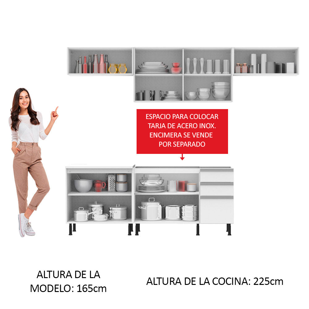Cocina Integral Mariana 2.80 Metros SR