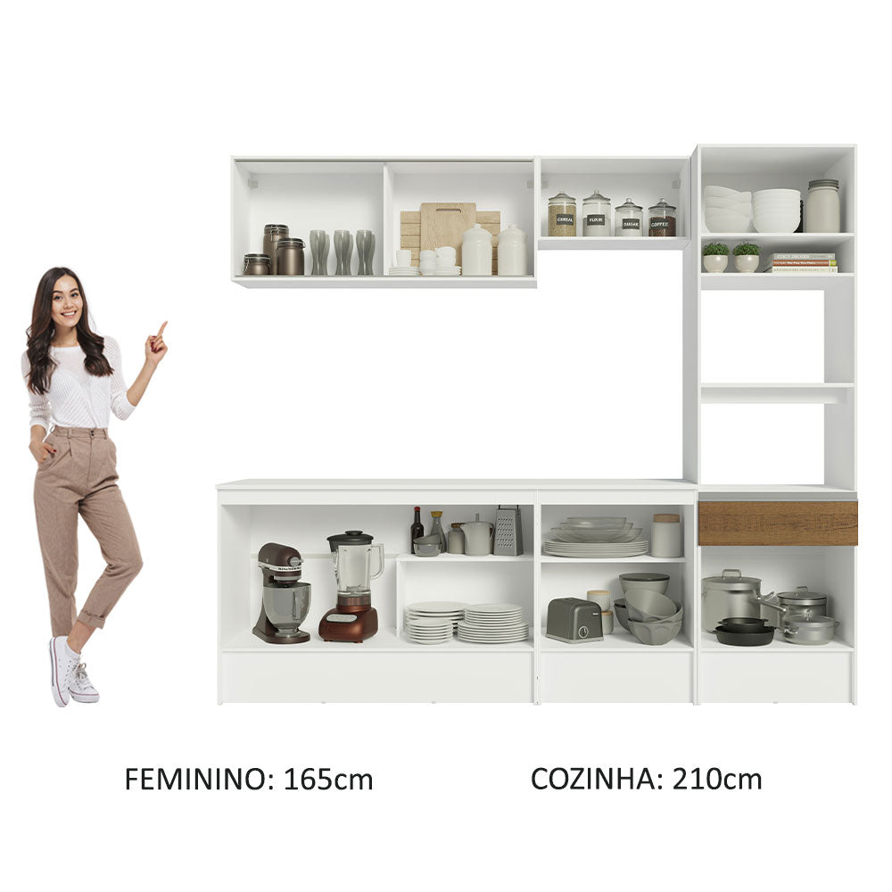 Cocina Integral Topazio 2.40 Metros con Encimera 05