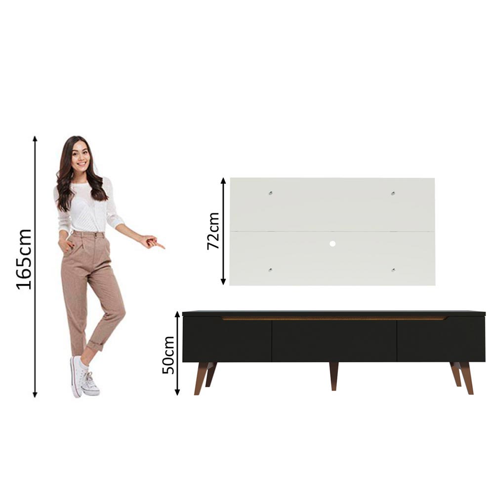 Centro de Entretenimiento para TV Reims Mesa y Panel Hasta 55 Pulgadas