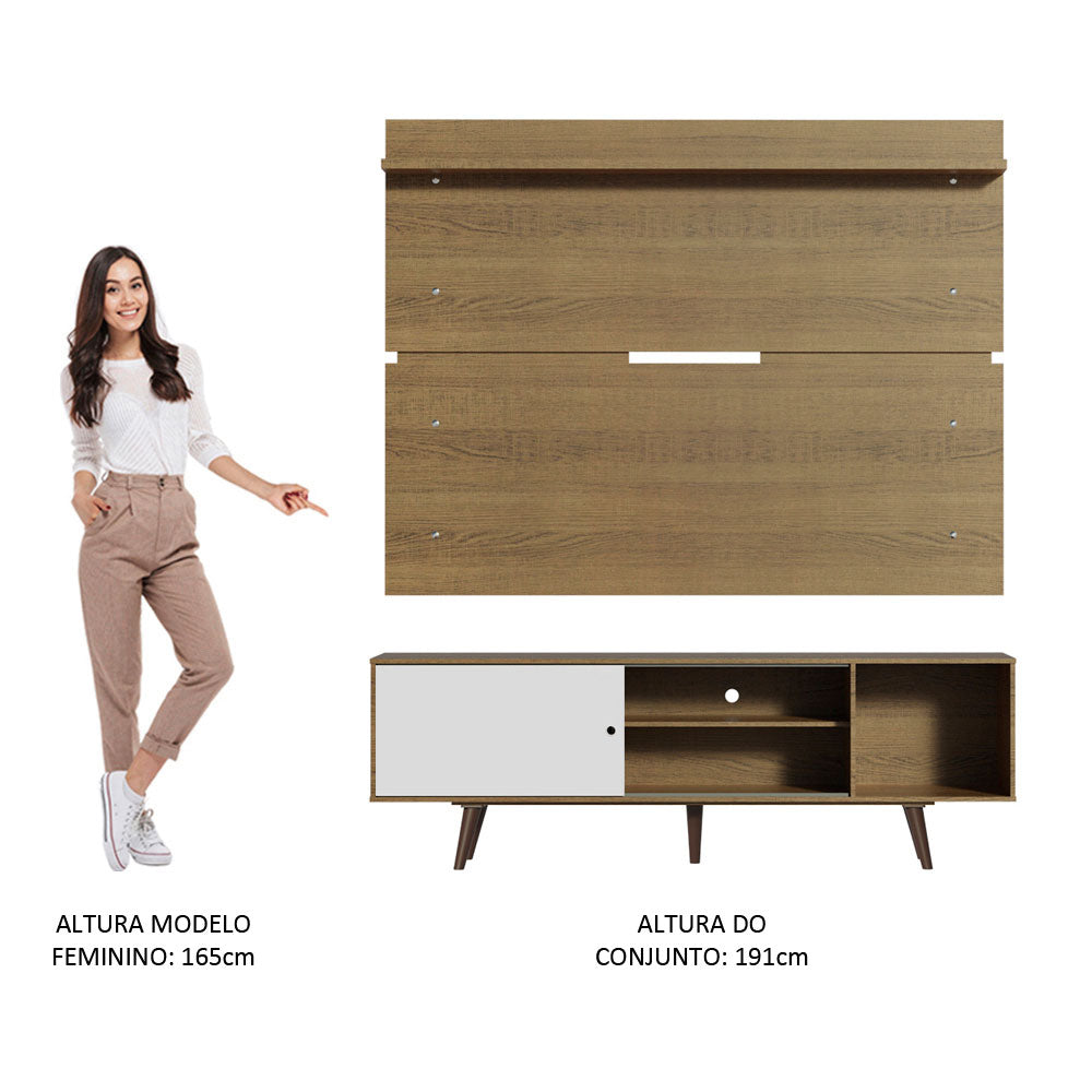 Centro de Entretenimiento para TV Dubai Mesa y Panel Hasta 65 Pulgadas