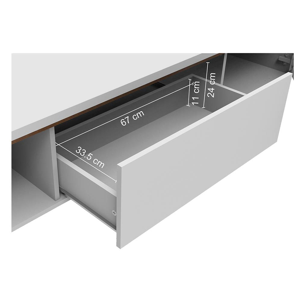 Centro de Entretenimiento Mesa para TV Reims Hasta 75 Pulgadas