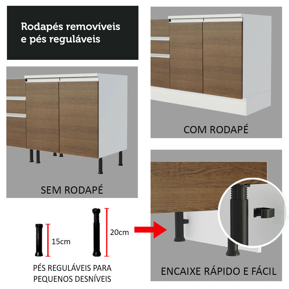 Mueble de Cocina Bajo Glamy 60 cm 1 Puerta
