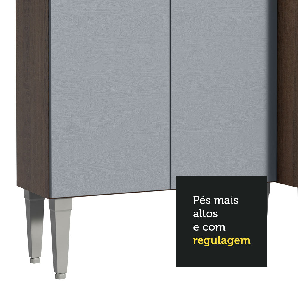 Cocina Integral Emilly 2.30 m con Mesón de Acero 10