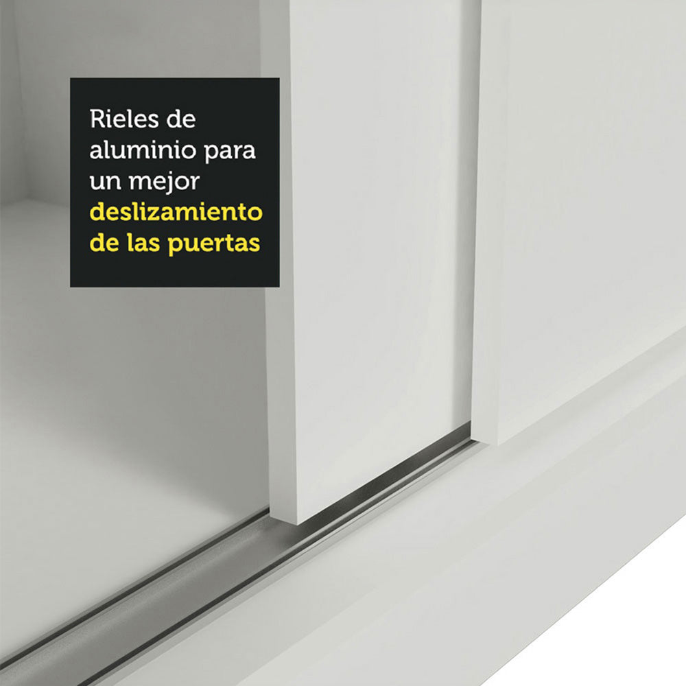 Closet Max 2 Puertas Corredizas 1 Espejo
