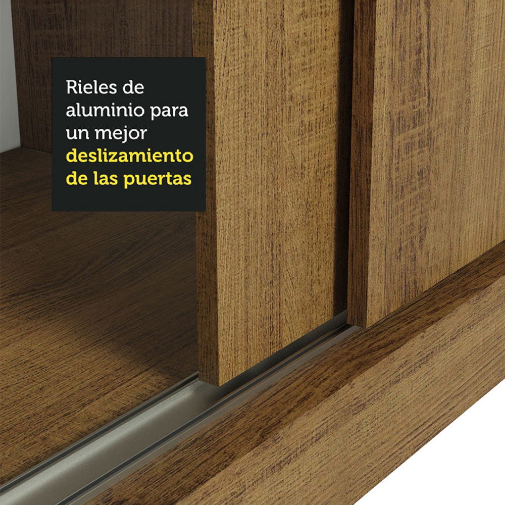 Closet Max 2 Puertas Corredizas 1 Espejo