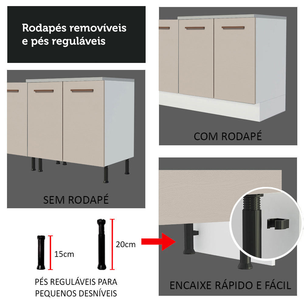 Mueble de Cocina Bajo Agata 70 cm 2 Puertas