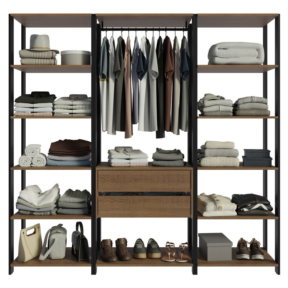 Closet Modulado Abierto Valencia 188 cm 01