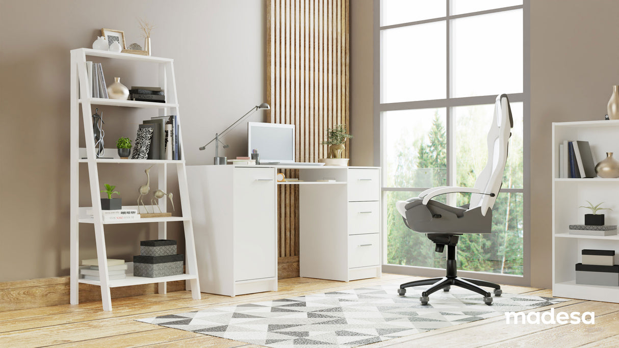 Escritorio de Oficina Alaska + Mueble Estante Librero