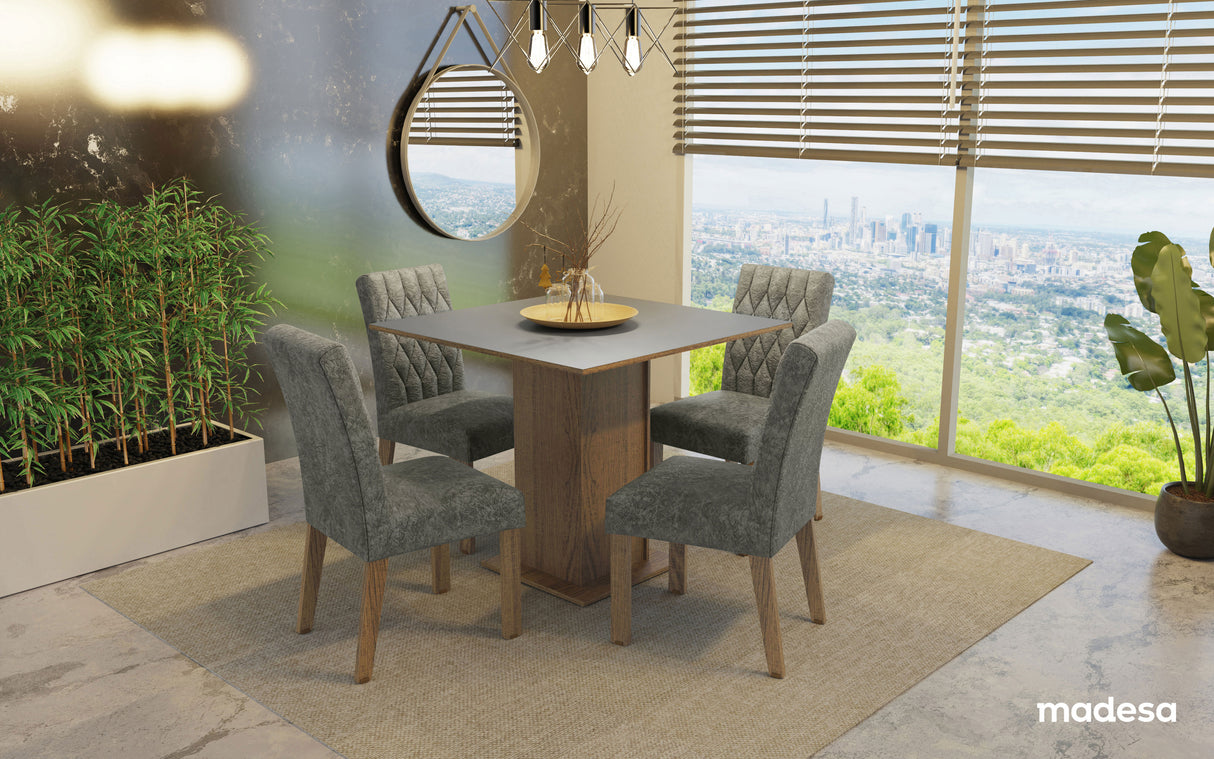 Juego de Comedor Livia con 4 Sillas