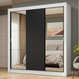 Closet Nobre 3 Puertas Corredizas 2 Espejos