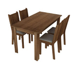 Juego de Comedor Rosie con 4 Sillas