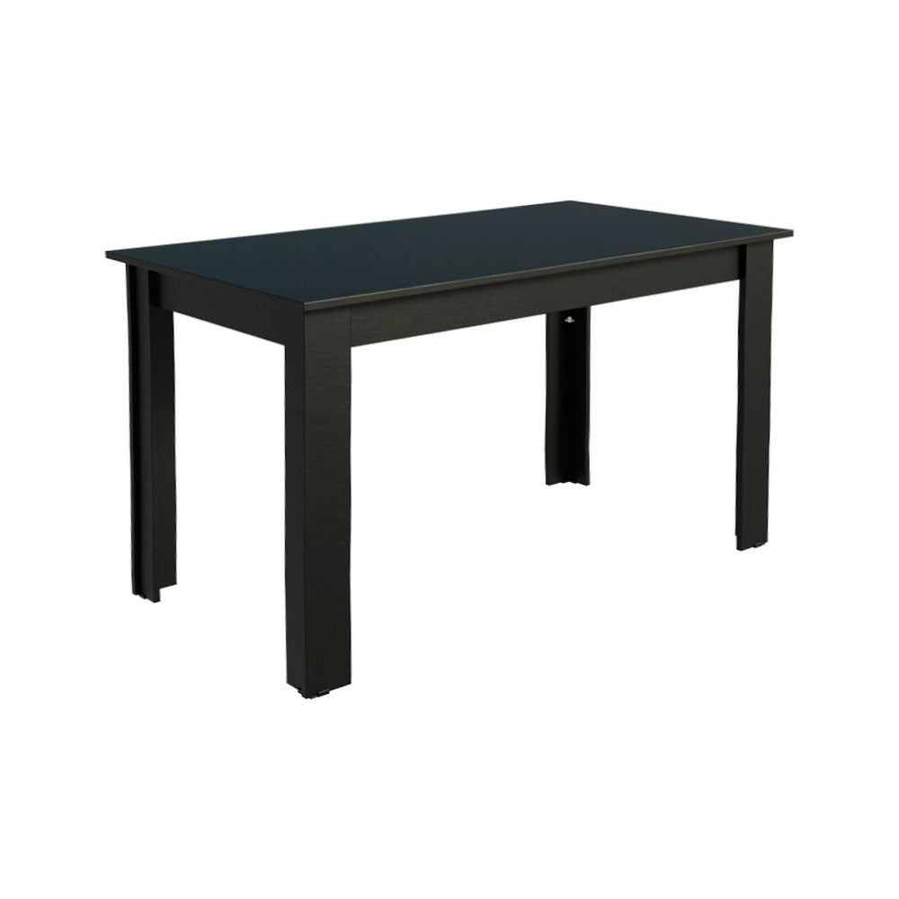 Mesa de Comedor Rectangular 6 Puestos Negro