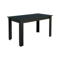 Mesa de Comedor Rectangular 6 Puestos Negro