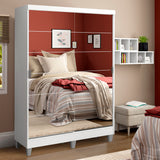 Closet Luke con Patas 2 Puertas Corredizas con Espejos