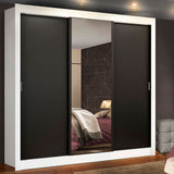 Closet Monaco 3 Puertas Corredizas 1 Espejo