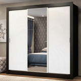 Closet Monaco 3 Puertas Corredizas 1 Espejo