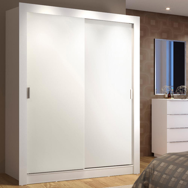Clóset Denver 2 Puertas Corredizas Blanco 117 cm x 205 cm