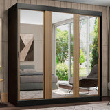 Closet Reno 3 Puertas Corredizas con Espejos