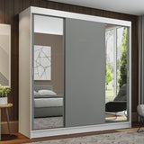 Closet Reno 3 Puertas Corredizas 2 Espejos