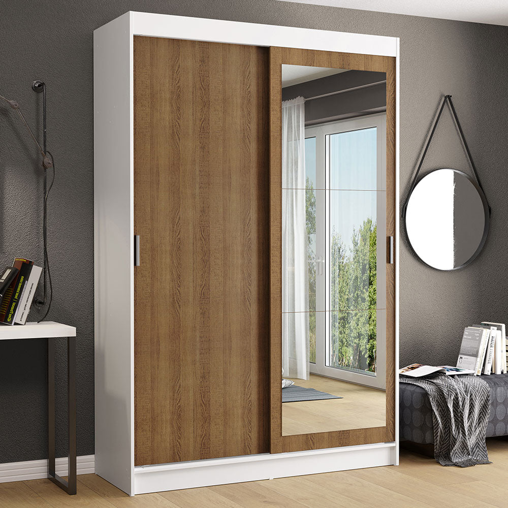 Closet Tokio 2 Puertas Corredizas 1 Espejo