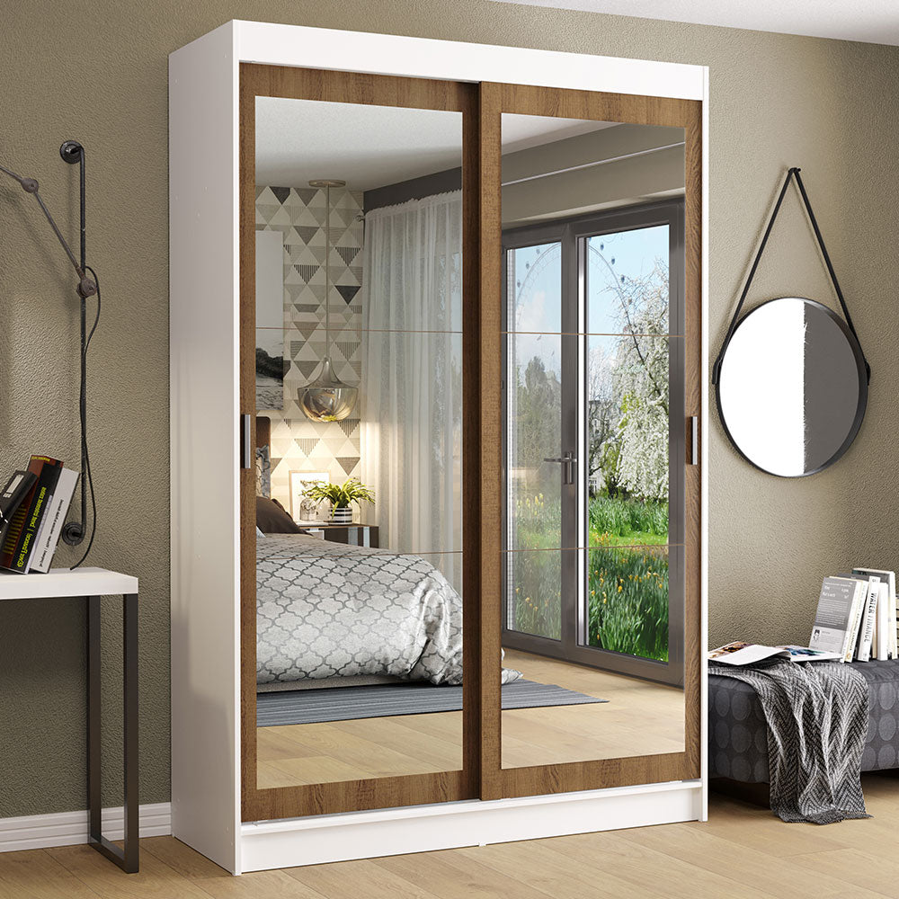 Closet Tokio 2 Puertas Corredizas con Espejos