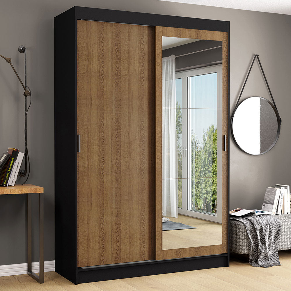 Closet Tokio 2 Puertas Corredizas 1 Espejo