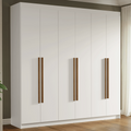 Closet Venus 6 Puertas 4 Cajones 2 Barrales Blanco