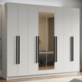 Closet Venus 8 Puertas 4 Cajones 2 Espejos Blanco