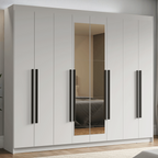 Closet Venus 8 Puertas 4 Cajones 2 Espejos Blanco